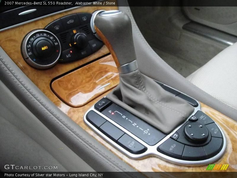 Alabaster White / Stone 2007 Mercedes-Benz SL 550 Roadster