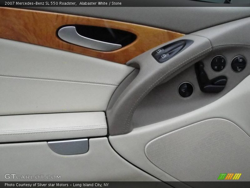 Alabaster White / Stone 2007 Mercedes-Benz SL 550 Roadster