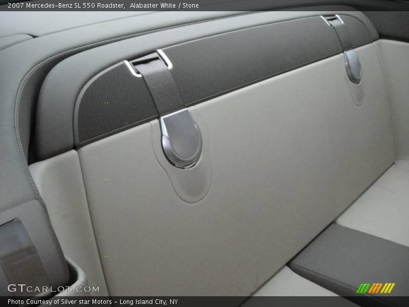 Alabaster White / Stone 2007 Mercedes-Benz SL 550 Roadster
