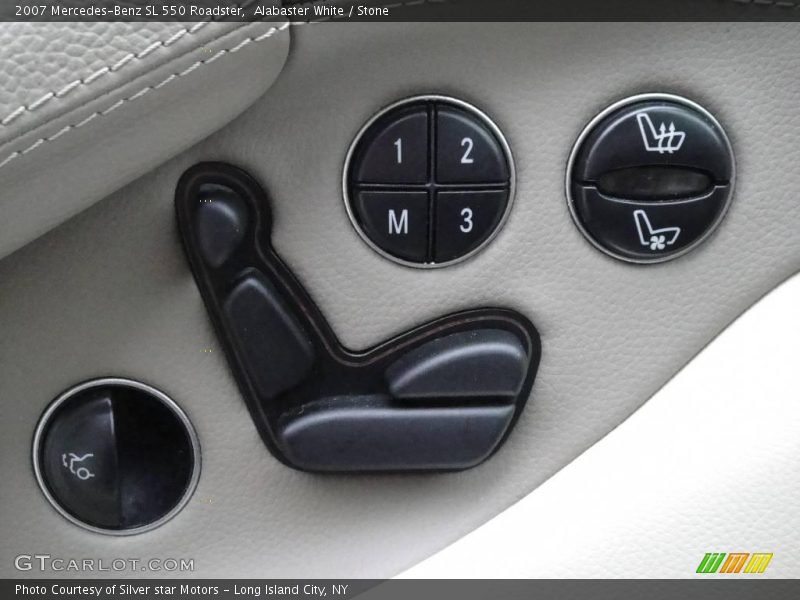 Alabaster White / Stone 2007 Mercedes-Benz SL 550 Roadster