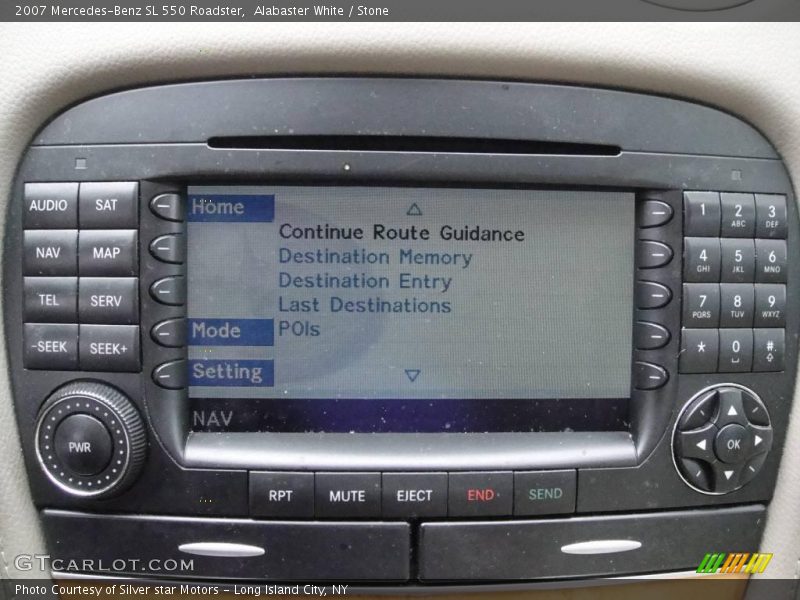 Alabaster White / Stone 2007 Mercedes-Benz SL 550 Roadster