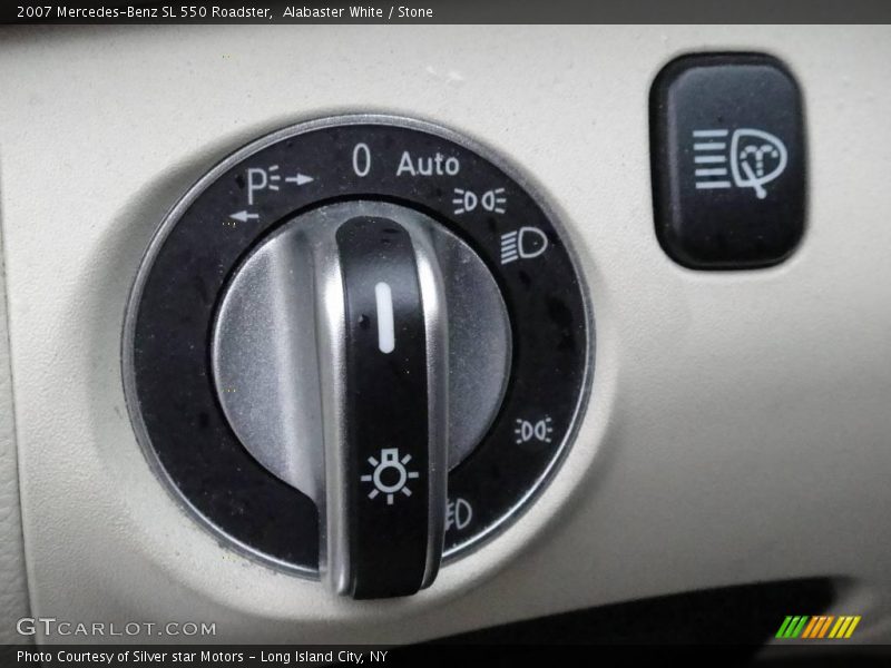 Alabaster White / Stone 2007 Mercedes-Benz SL 550 Roadster