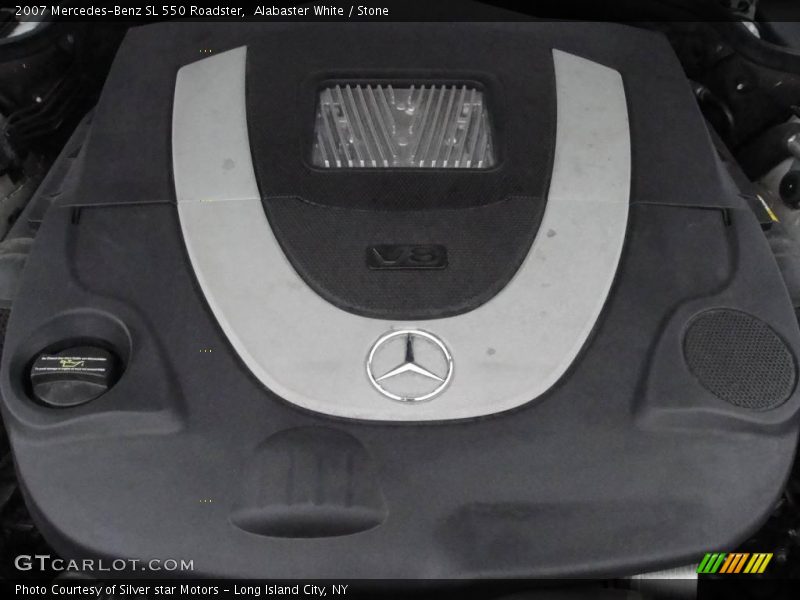 Alabaster White / Stone 2007 Mercedes-Benz SL 550 Roadster
