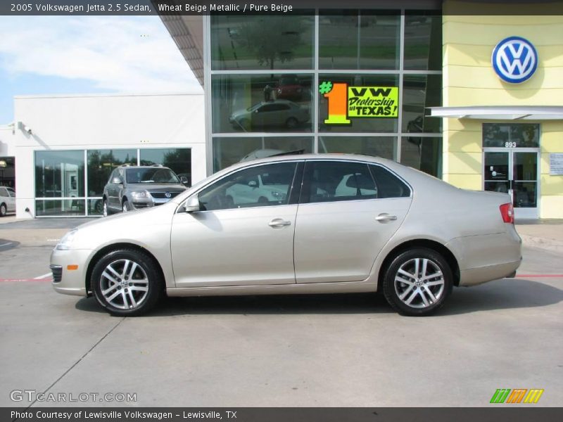 Wheat Beige Metallic / Pure Beige 2005 Volkswagen Jetta 2.5 Sedan