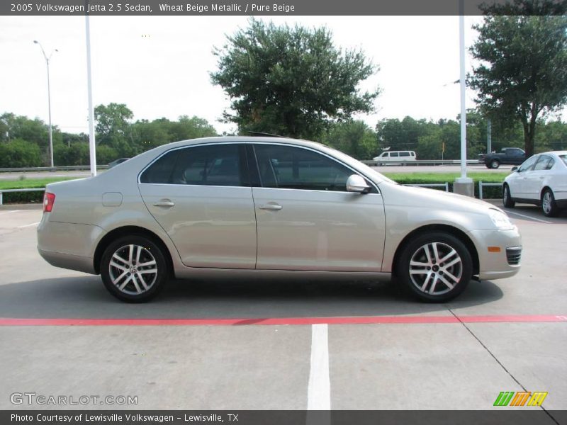 Wheat Beige Metallic / Pure Beige 2005 Volkswagen Jetta 2.5 Sedan