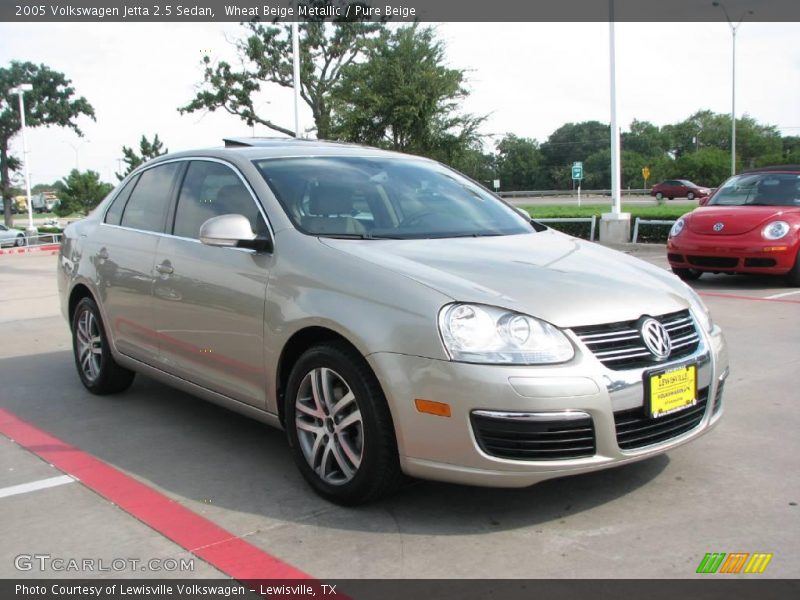 Wheat Beige Metallic / Pure Beige 2005 Volkswagen Jetta 2.5 Sedan
