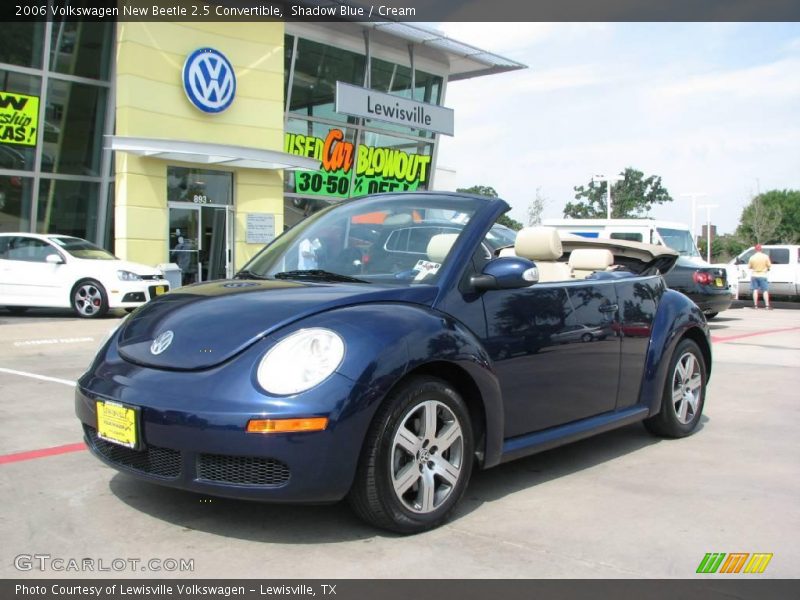 Shadow Blue / Cream 2006 Volkswagen New Beetle 2.5 Convertible