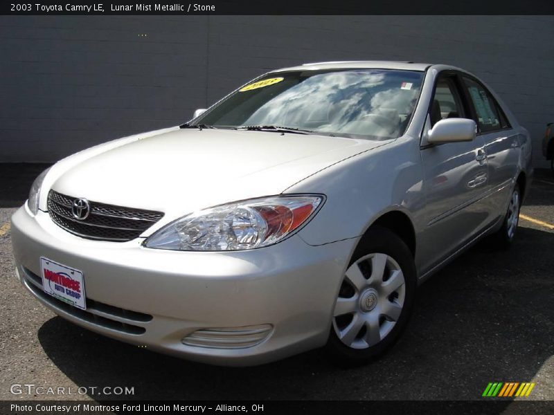 Lunar Mist Metallic / Stone 2003 Toyota Camry LE