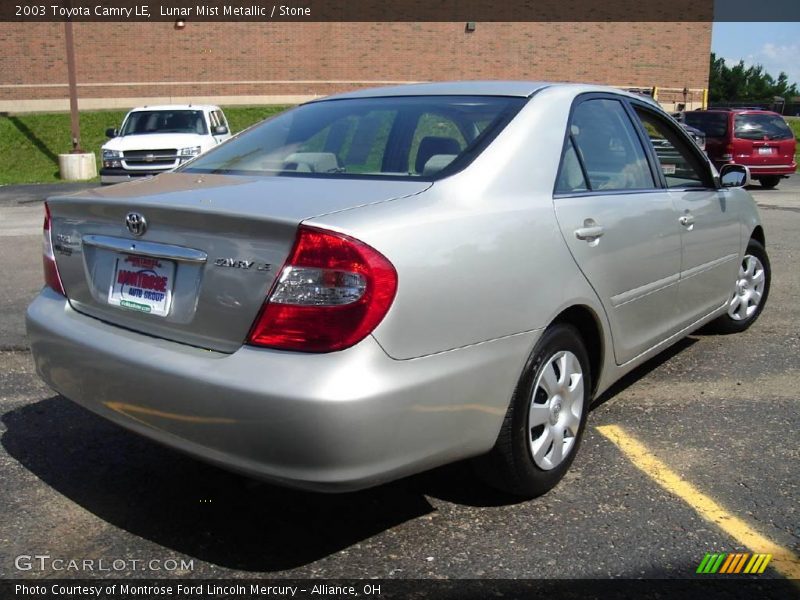 Lunar Mist Metallic / Stone 2003 Toyota Camry LE