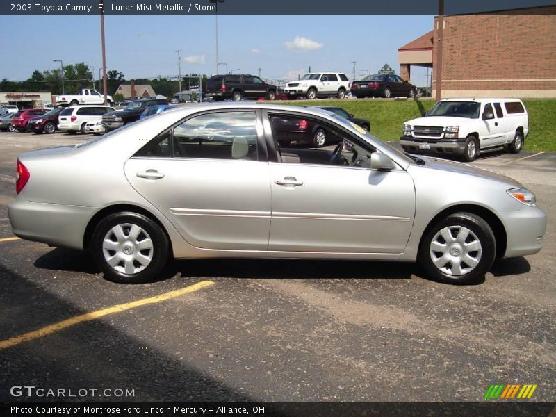 Lunar Mist Metallic / Stone 2003 Toyota Camry LE