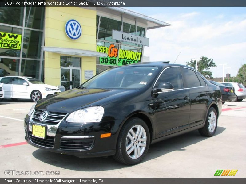Black / Anthracite 2007 Volkswagen Jetta Wolfsburg Edition Sedan