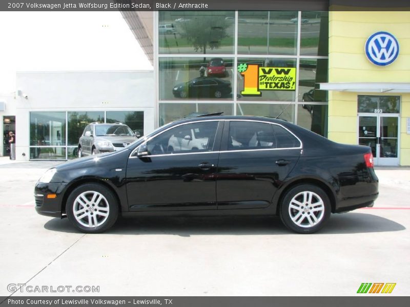 Black / Anthracite 2007 Volkswagen Jetta Wolfsburg Edition Sedan