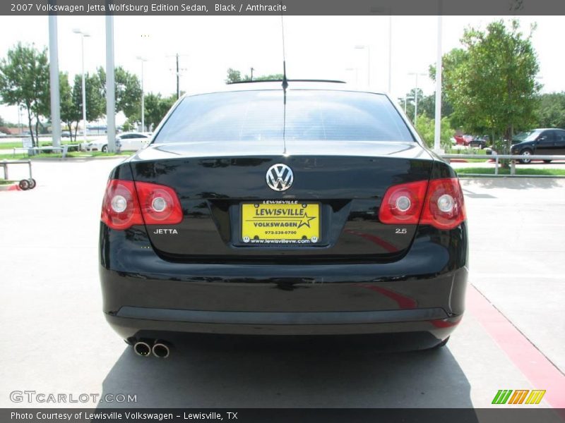 Black / Anthracite 2007 Volkswagen Jetta Wolfsburg Edition Sedan