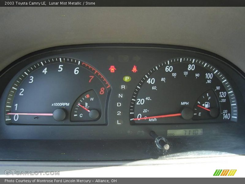 Lunar Mist Metallic / Stone 2003 Toyota Camry LE