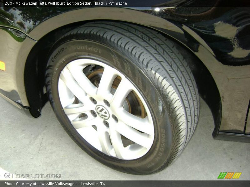 Black / Anthracite 2007 Volkswagen Jetta Wolfsburg Edition Sedan