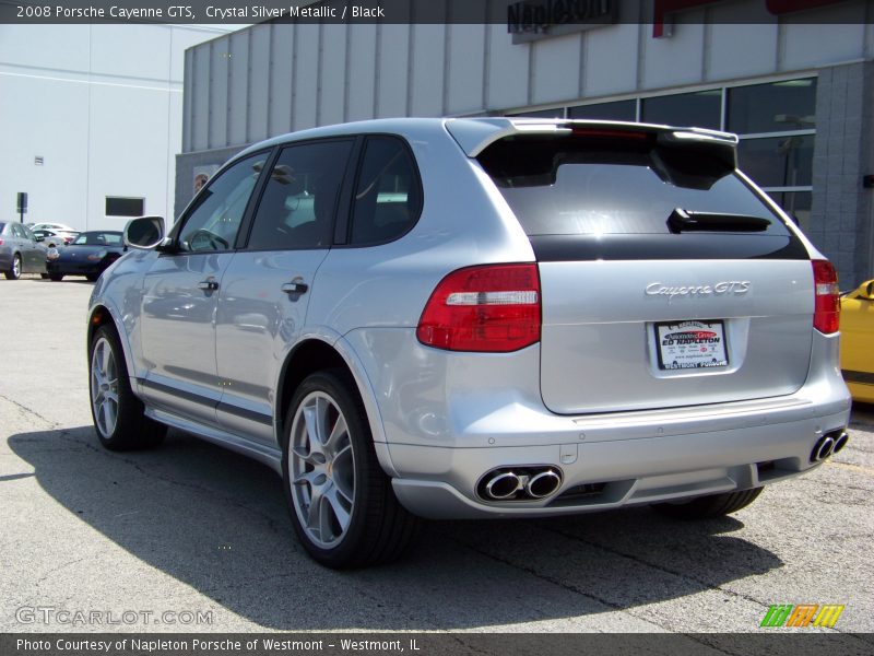 Crystal Silver Metallic / Black 2008 Porsche Cayenne GTS