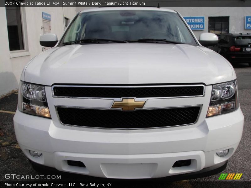 Summit White / Dark Titanium/Light Titanium 2007 Chevrolet Tahoe LT 4x4