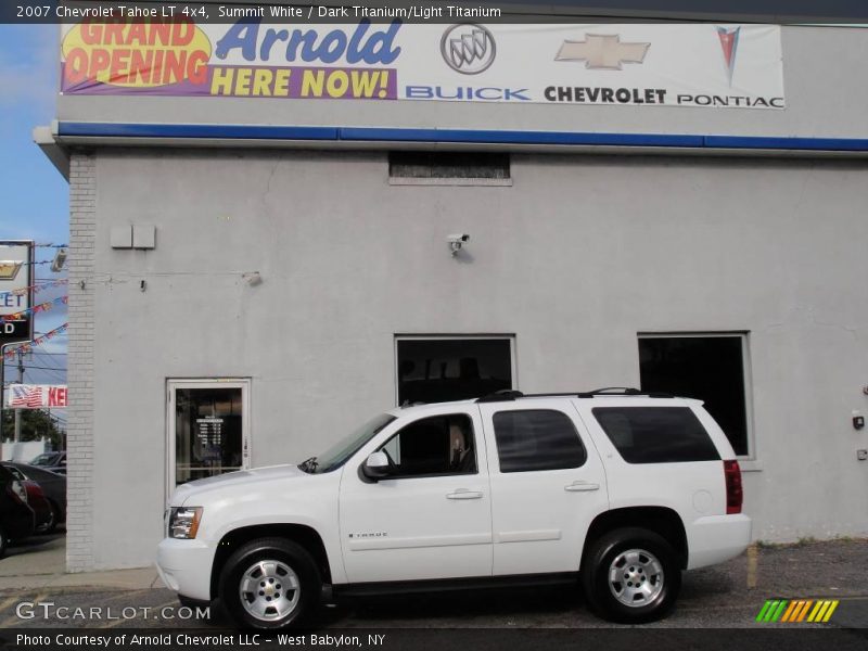 Summit White / Dark Titanium/Light Titanium 2007 Chevrolet Tahoe LT 4x4