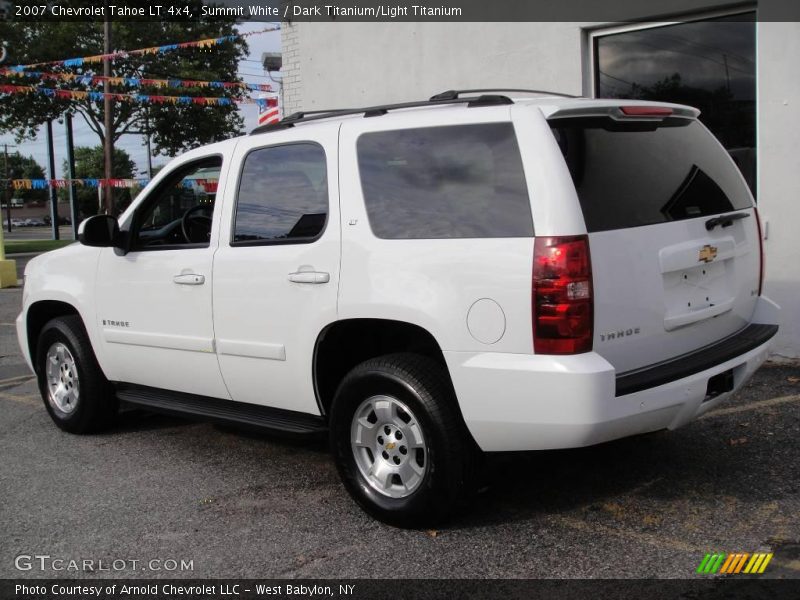 Summit White / Dark Titanium/Light Titanium 2007 Chevrolet Tahoe LT 4x4