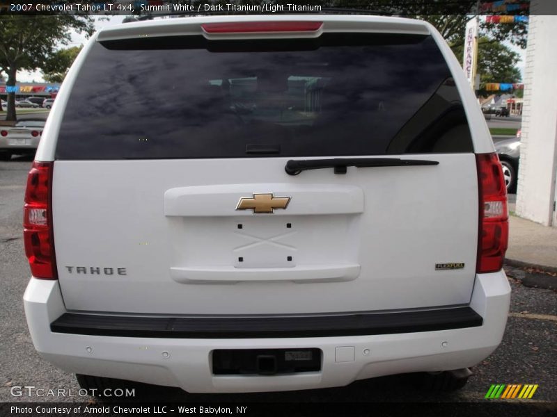 Summit White / Dark Titanium/Light Titanium 2007 Chevrolet Tahoe LT 4x4