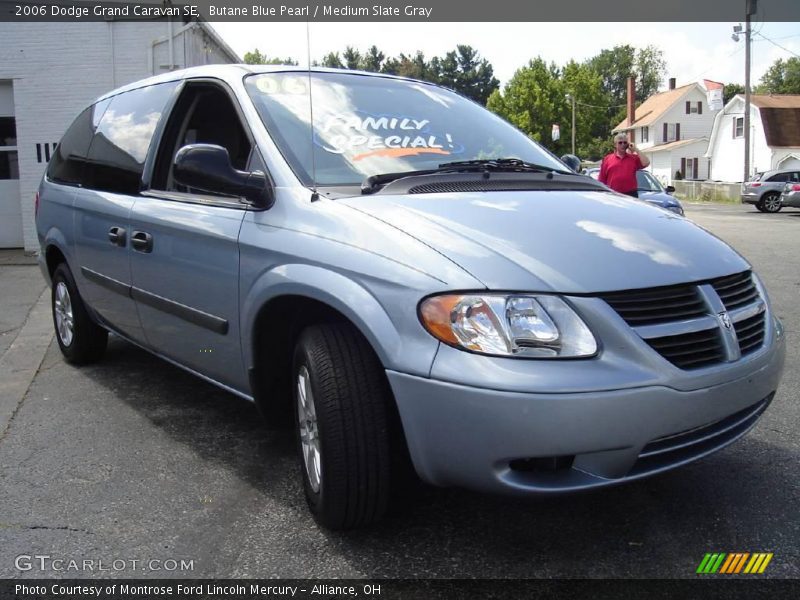 Butane Blue Pearl / Medium Slate Gray 2006 Dodge Grand Caravan SE