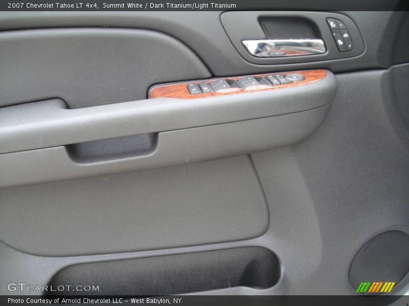 Summit White / Dark Titanium/Light Titanium 2007 Chevrolet Tahoe LT 4x4