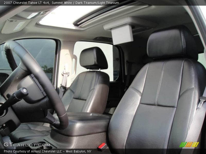 Summit White / Dark Titanium/Light Titanium 2007 Chevrolet Tahoe LT 4x4