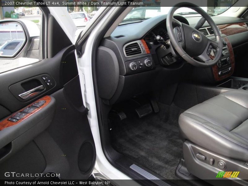 Summit White / Dark Titanium/Light Titanium 2007 Chevrolet Tahoe LT 4x4