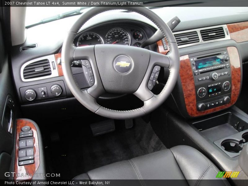 Summit White / Dark Titanium/Light Titanium 2007 Chevrolet Tahoe LT 4x4