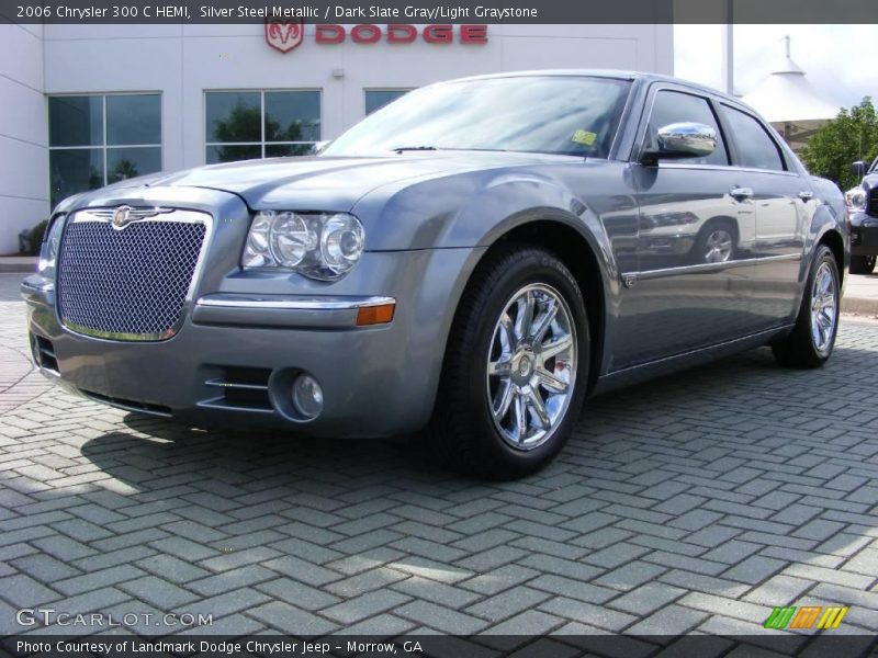 Silver Steel Metallic / Dark Slate Gray/Light Graystone 2006 Chrysler 300 C HEMI