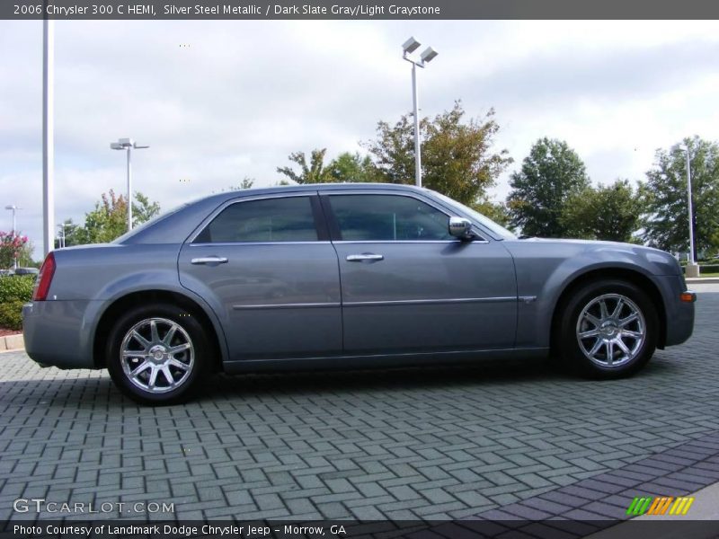 Silver Steel Metallic / Dark Slate Gray/Light Graystone 2006 Chrysler 300 C HEMI