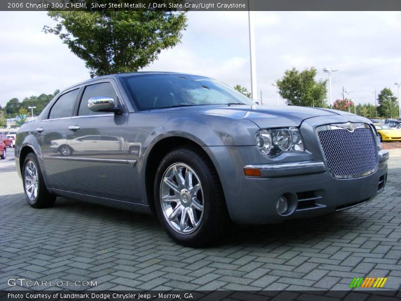 Silver Steel Metallic / Dark Slate Gray/Light Graystone 2006 Chrysler 300 C HEMI