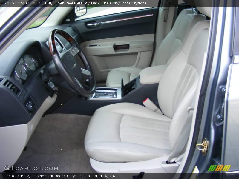 Silver Steel Metallic / Dark Slate Gray/Light Graystone 2006 Chrysler 300 C HEMI