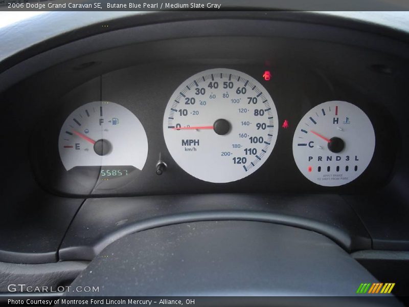 Butane Blue Pearl / Medium Slate Gray 2006 Dodge Grand Caravan SE