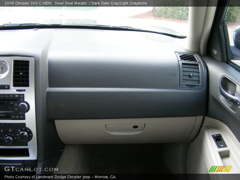 Silver Steel Metallic / Dark Slate Gray/Light Graystone 2006 Chrysler 300 C HEMI