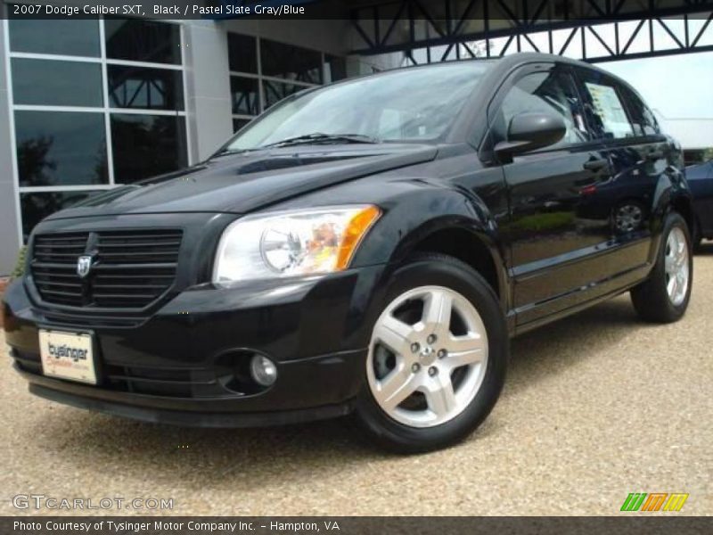 Black / Pastel Slate Gray/Blue 2007 Dodge Caliber SXT