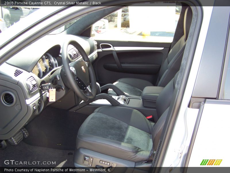 Crystal Silver Metallic / Black 2008 Porsche Cayenne GTS