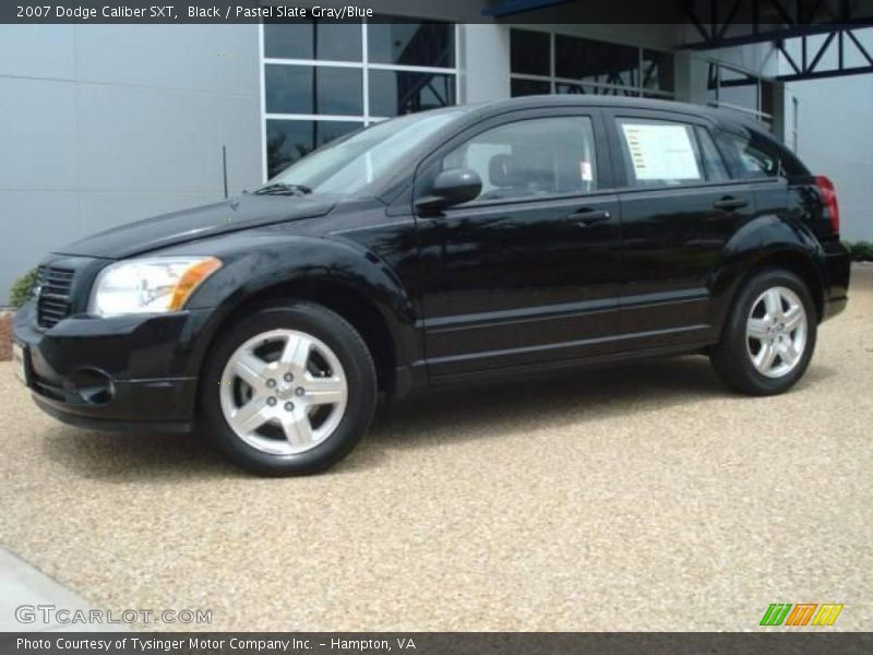 Black / Pastel Slate Gray/Blue 2007 Dodge Caliber SXT
