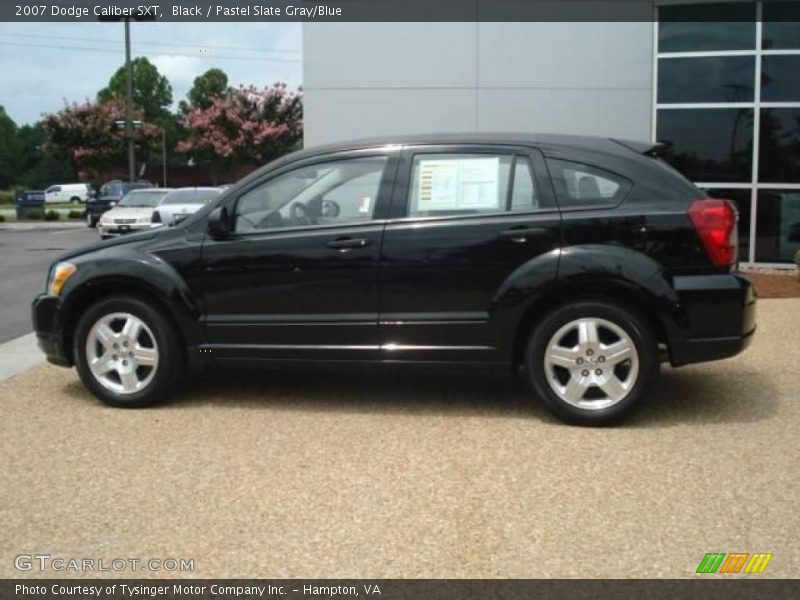 Black / Pastel Slate Gray/Blue 2007 Dodge Caliber SXT