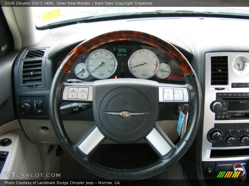 Silver Steel Metallic / Dark Slate Gray/Light Graystone 2006 Chrysler 300 C HEMI