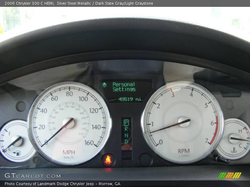 Silver Steel Metallic / Dark Slate Gray/Light Graystone 2006 Chrysler 300 C HEMI