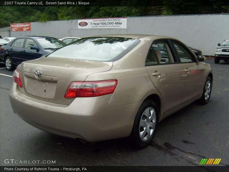 Desert Sand Mica / Bisque 2007 Toyota Camry LE