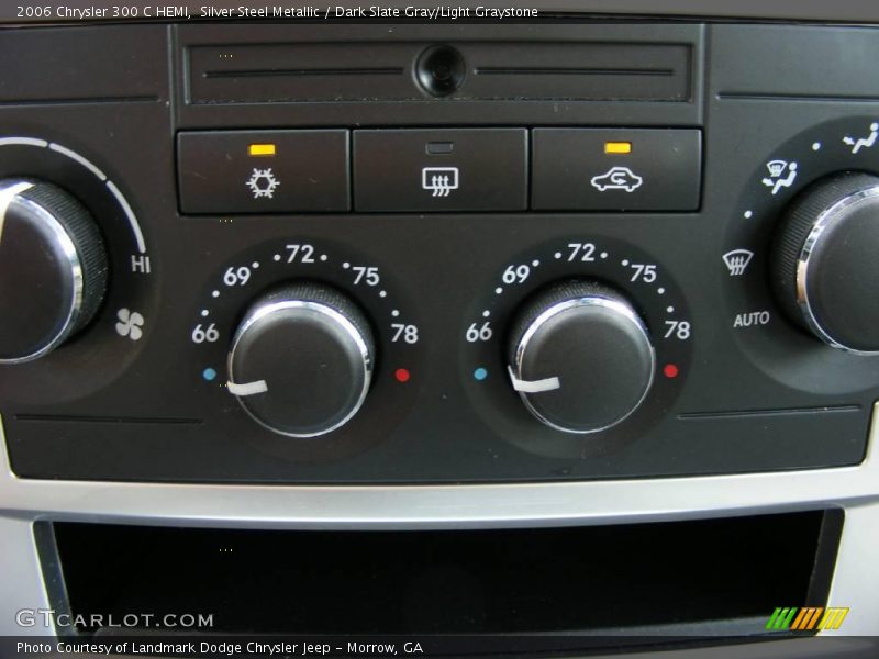 Silver Steel Metallic / Dark Slate Gray/Light Graystone 2006 Chrysler 300 C HEMI