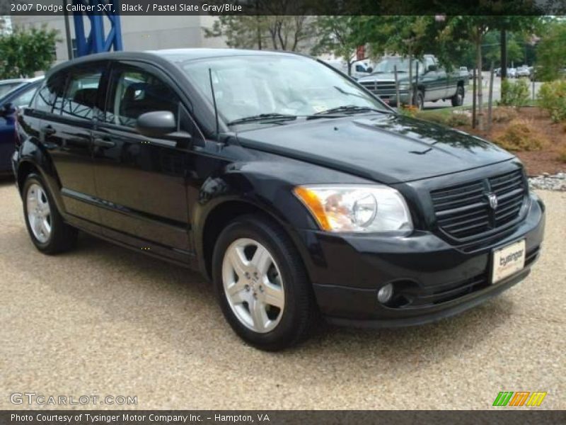 Black / Pastel Slate Gray/Blue 2007 Dodge Caliber SXT
