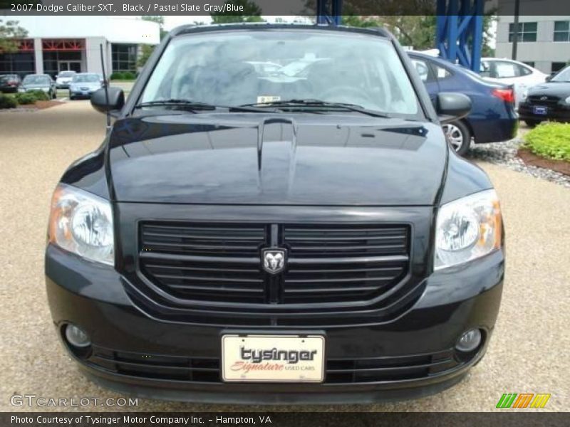 Black / Pastel Slate Gray/Blue 2007 Dodge Caliber SXT