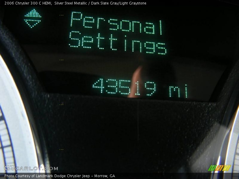 Silver Steel Metallic / Dark Slate Gray/Light Graystone 2006 Chrysler 300 C HEMI