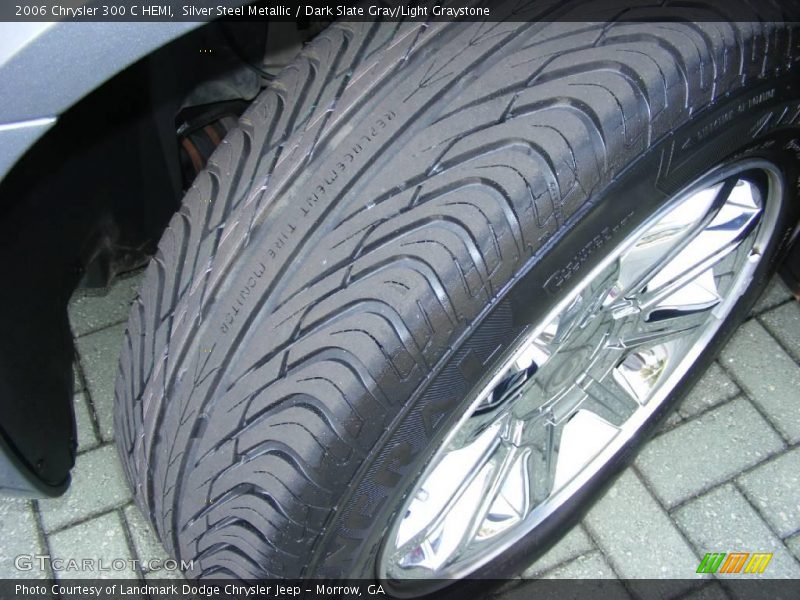 Silver Steel Metallic / Dark Slate Gray/Light Graystone 2006 Chrysler 300 C HEMI