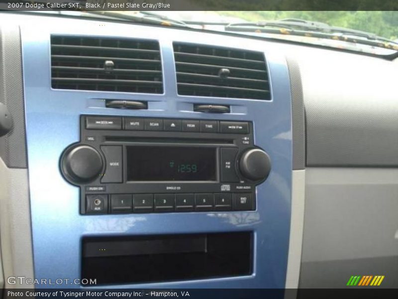 Black / Pastel Slate Gray/Blue 2007 Dodge Caliber SXT