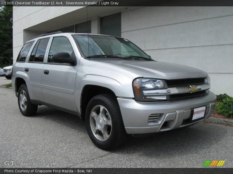 Silverstone Metallic / Light Gray 2008 Chevrolet TrailBlazer LS 4x4