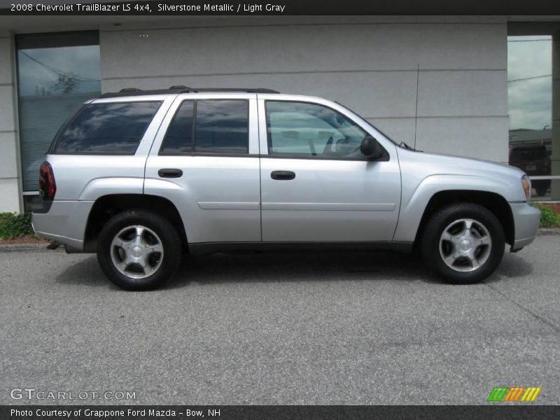 Silverstone Metallic / Light Gray 2008 Chevrolet TrailBlazer LS 4x4